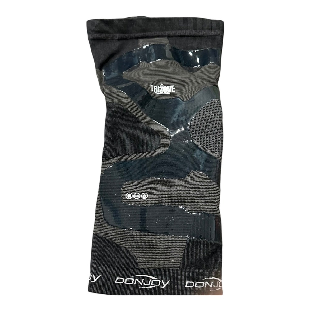 DonJoy Trizone Knee Sleeve Compression Support Right Leg Black Size Large V0534